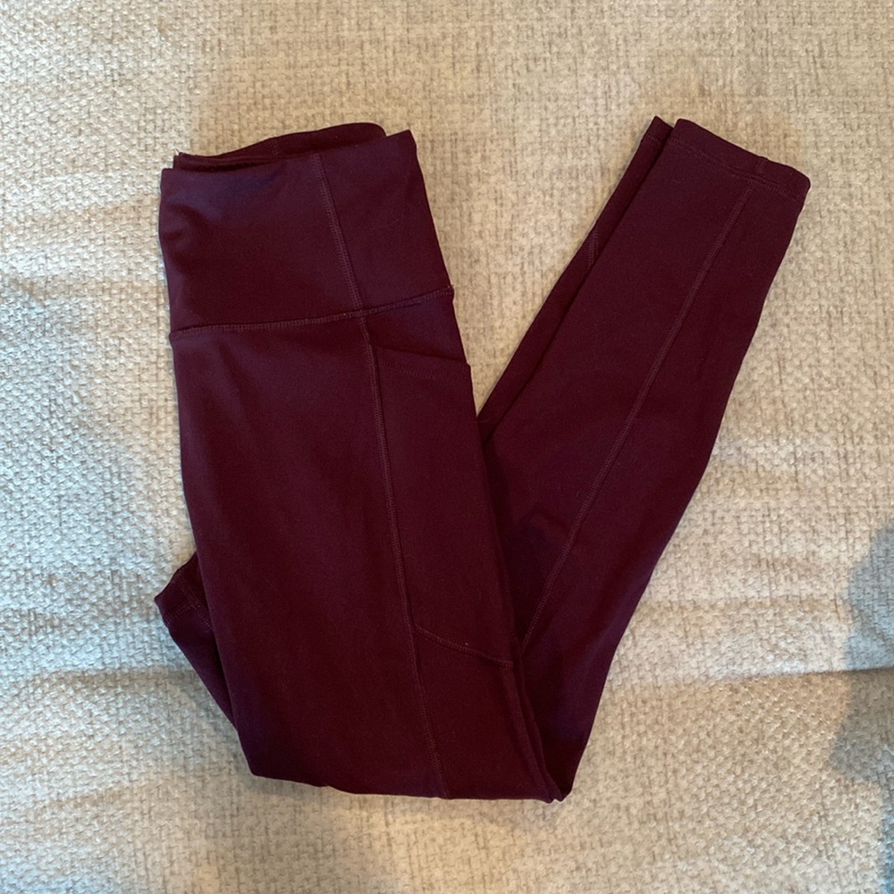 Victoria Secret plum colored leggings. Size small